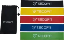 Набір еспандерів TECOFIT резинки для фітнесу у вигляді кругу 5 шт (TOP18054258)