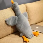 Гусак Обіймусь Великий М'яка Іграшка Плюшевий 90 см Сірий