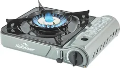 Плита газова туристична настільна портативна NordCamp 3.1 кВт Double flame (NC10300)