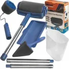 Валик для фарби Paint Roller малярський для фарбування приміщень поверхонь із резервуаром для наповнення фарби
