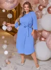 Сукня на запах 602353 Блакитний 54-56