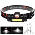 USB Led Ліхтар Фонарик на лоб , Налобний 5oo LM Універсальный Кемпінговый Походний Портативний Инспекційний Аккумуляторний на Батарейці
