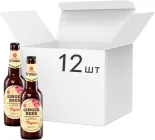 Упаковка безалкогольного пива Волинський Бровар Ginger Beer світле нефільтроване 0% 0.35 л х 12 шт (14820183001754)