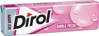 Жувальна гумка, жуйка Dirol Bubble fresh 30шт*14гр