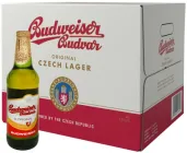 Упаковка пива Budweiser Budvar світле фільтроване 5% 0.5 л x 20 шт (8594403416107)