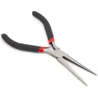 Тонкогубці подовжені для творчості ручний інструмент для рукоділля 15 см Чорний з червоним (ИН0150п02)