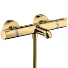 Змішувач для ванної із термостатом HANSGROHE Ecostat золотий латунь 13114990