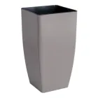 Вазон "Квадро" Алеана 16*16*30 какао (115036-какао)