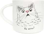 Чашка Orner D100 Здивований кіт 400 мл (orner-2265)