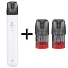 Pod система Elf Bar RF350 kit + 2 додаткові картриджі (Електронна сигарета) White