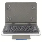 Чохол-книжка універсальна з Bluetooth Клавіатурою для планшетів з діагоналлю (9.5", 9.6", 9.7", 10", 10.1"), White