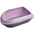 Туалет з подвійним піддоном під наповнювач CNR-130, 57 x 39 x 23 см Animall, Фіолетовий з сіткою, 207083