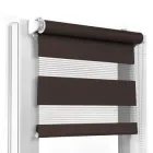 Ролета День Ніч TyulPan 105x170 см Темно-коричневий