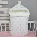 Зимовий теплий конверт біля коляски та на виписку зі з'ємним клапаном.