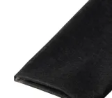 Двосторонній клейкий флізелін для проклеювання тканини праскою 1х1 м. Чорний