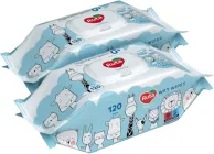 Вологі серветки Ruta Selecta Kids з клапаном 2 пачки по 120 шт (4820202895343)
