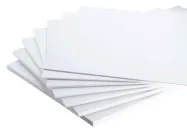 Спінений плоский ПВХ лист пластик PALIGHT 6 мм 500х500 мм полівінілхлорид (білий)