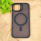 Чохол Baseus Smoke case Magsafe with Metal Stand для iPhone 11 Black