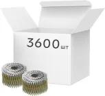 Цвяхи барабанні VOREL до пневматичного пістолета 70 мм Ø 2.5 мм 15-16˚ 3600 шт (YT-09212)