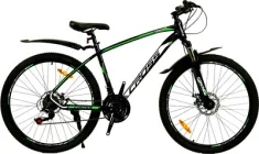 Велосипед Cross 29" Tracker 2022 Рама 18" Black-Green (29CTA-004942)