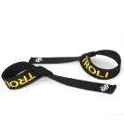 Лямки для станової тяги Troli JerkLoop Чорно-жовтий Short (кросфіт)