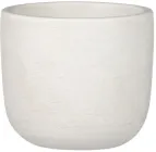 Кашпо для квітів Edelman Nora Pot Round 17 см Біле (1074607 / 8718861719505)