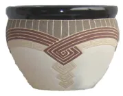 Горщик керамічний з піддоном 940б Без бренду