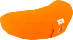 Подушка IDEIA для йоги та медитації з гречаним лушпинням 46х25х10 Жовтогаряча (4820227284092)