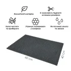 Килимок для котячого туалету, під лоток EVAPUZZLE UltraMat 60х40 см чорний