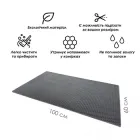 Килимок для котячого туалету, під лоток EVAPUZZLE UltraMat 100х60 см чорний