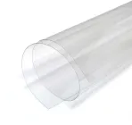 Тонкий листовий пластик прозорий ПВХ Pentaprint 0,3 мм лист 1000х1400мм