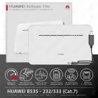Високошвидкісний маршрутизатор 4G модем/роутер 3G/4G LTE Huawei B535 232/333 Lte Advanced + Адаптер живлення від павербанка DC-USB 5-12V. Швидкість 300 Мбіт/с (Cat.7). Агрегація частот. Виходи для підключення зовнішніх антен. Київстар, Lifecell, Vodafone