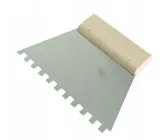 Шпатель сталевий 180мм зуб 10х10мм Mega 61788