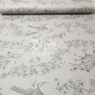 Тканина поплін Медоу ширна 220 см сіро-білий