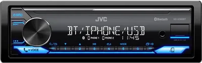 Автомагнітола JVC KD-X382BT Bluetooth, USB, FM/АМ