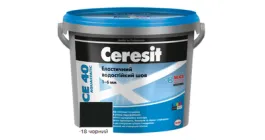 Затирка для швів Ceresit CE 40 18 Aquastatic чорний (2 кг) (2123376)