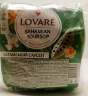 Зелений байховий чай пакетований Lovare Bahamian Soursop із саусепом 50 шт по 1,5г