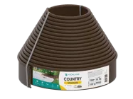 Бордюр садовий Vodaland пластиковий Country Standard H100 коричневий 15 м (82952-15-BN)