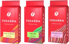 Набір кави Ferarra Crema Irlandese 250 г + Cuba Libre 250 г + Strawberry Choco 250 г (2000989193364)