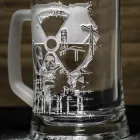 Пивний келих з гравіюванням Сталкер S.T.A.L.K.E.R.