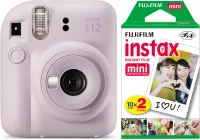 Комплект Камера моментального друку Fujifilm Instax Mini 12 Lilac Purple Бузково-фіолетова (16806133) + Фотоплівка Fujifilm Instax Mini Glossy 2 х картриджа (16567828)