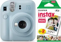 Комплект Камера моментального друку Fujifilm Instax Mini 12 Pastel Blue Пастельно-блакитна (16806092) + Фотоплівка Fujifilm Instax Mini Glossy 2 х картриджа (16567828)