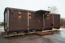 Лазня-Квадро 8 метрів. З панорамним вікном