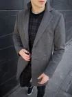 Пальто чоловіче весняне Стиль uwest, сіре, Розмір L