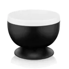 Горщик для квітів Guvvech 2,8 л овальний чорний 20х20х15,5 см