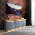 Тумба ТВ 1500 Нордік, Дуб Крафт Золотий, Графіт