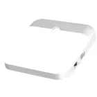 Нічник Безпровідний Світильник з датчиками руху та освітлення F6 Лампа з акумулятором для коридору кухні ванної кімнати автоматичне спрацювання вночі Настінний Автономний White