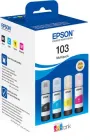Контейнер з чорнилом Epson 103 для EcoTank L1110/L1250/L3100/L3101/L3110/L3150/L3151/L3156/L3200/L3201/L3250/L3251/L3256/L3260/L3266/L3550/L3560/L5190/L5590/L5290 Multipack C/M/Y/Bk (C13T00S64A)