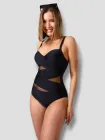 Жіночий суцільний купальник Fuba 2105-2 чорний 48