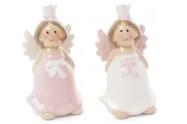 Набір 2 шт. декоративних керамічних фігурок Ангел 8 см 834-792